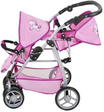 Knorrtoys® Puppen-Zwillingsbuggy Buggy Big Twin, UMA. Das Einhorn