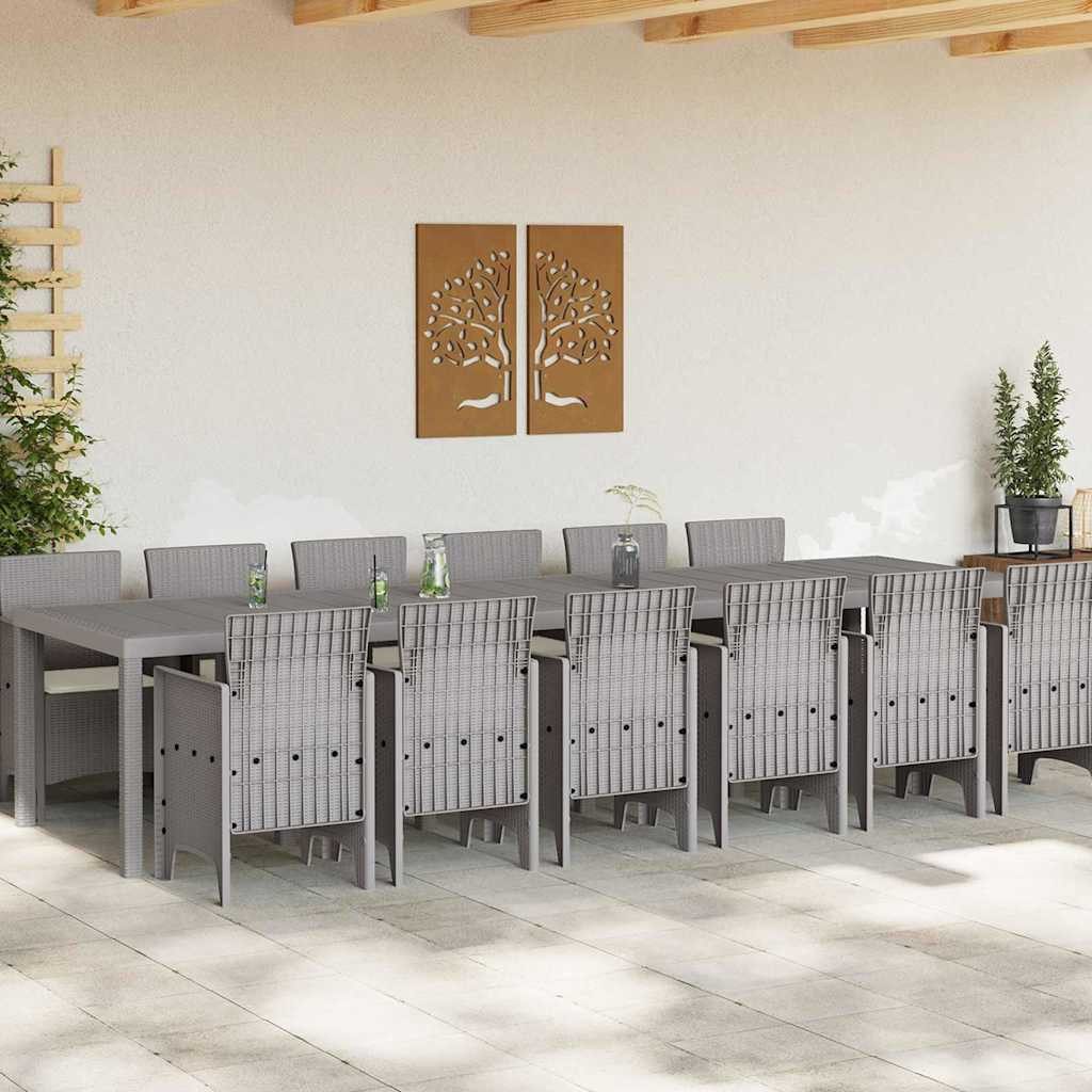 vidaXL Gartenlounge-Set Garten Essgruppe 13 pcs günstig online kaufen