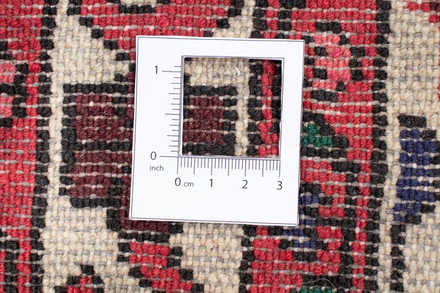 Orientteppich Perser - - - mit 112 mm, 10 Handgeknüpft, x Wohnzimmer, Einzelstück rechteckig, Höhe: 160 Zertifikat Nomadic morgenland, rot, cm