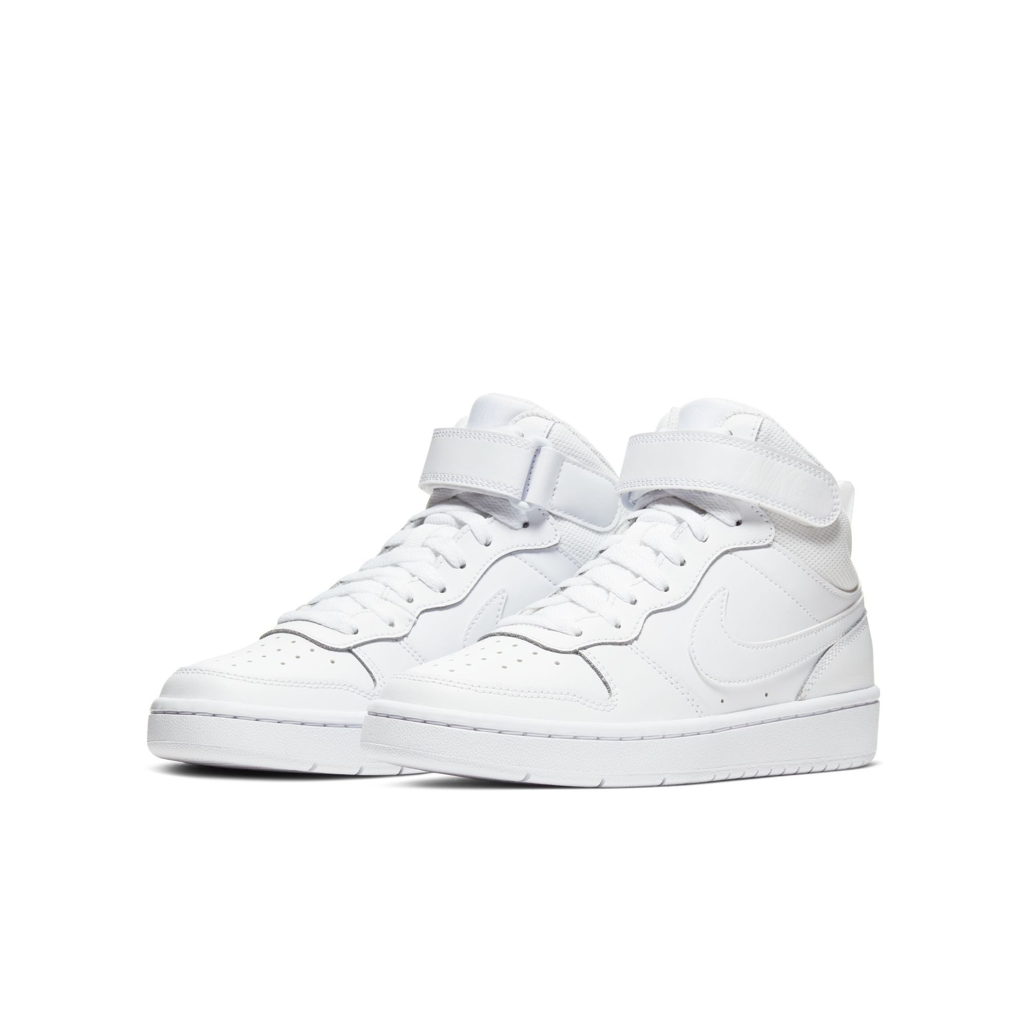 Nike Sportswear Court Borough Mid 2 (GS) Sneaker Design auf den Spuren des Air Force 1, für Kinder & Jugendliche