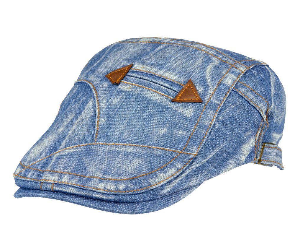 Cool4 Flat Cap Schiebermütze DENIM Jeans günstig online kaufen