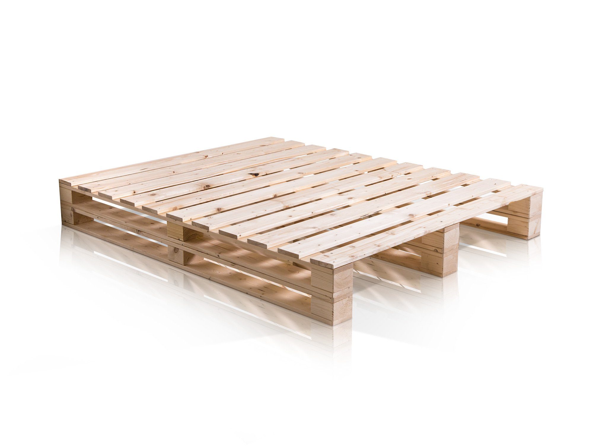 Moebel-Eins Massivholzbett PALETTI DUO Massivholzbett / günstig online kaufen