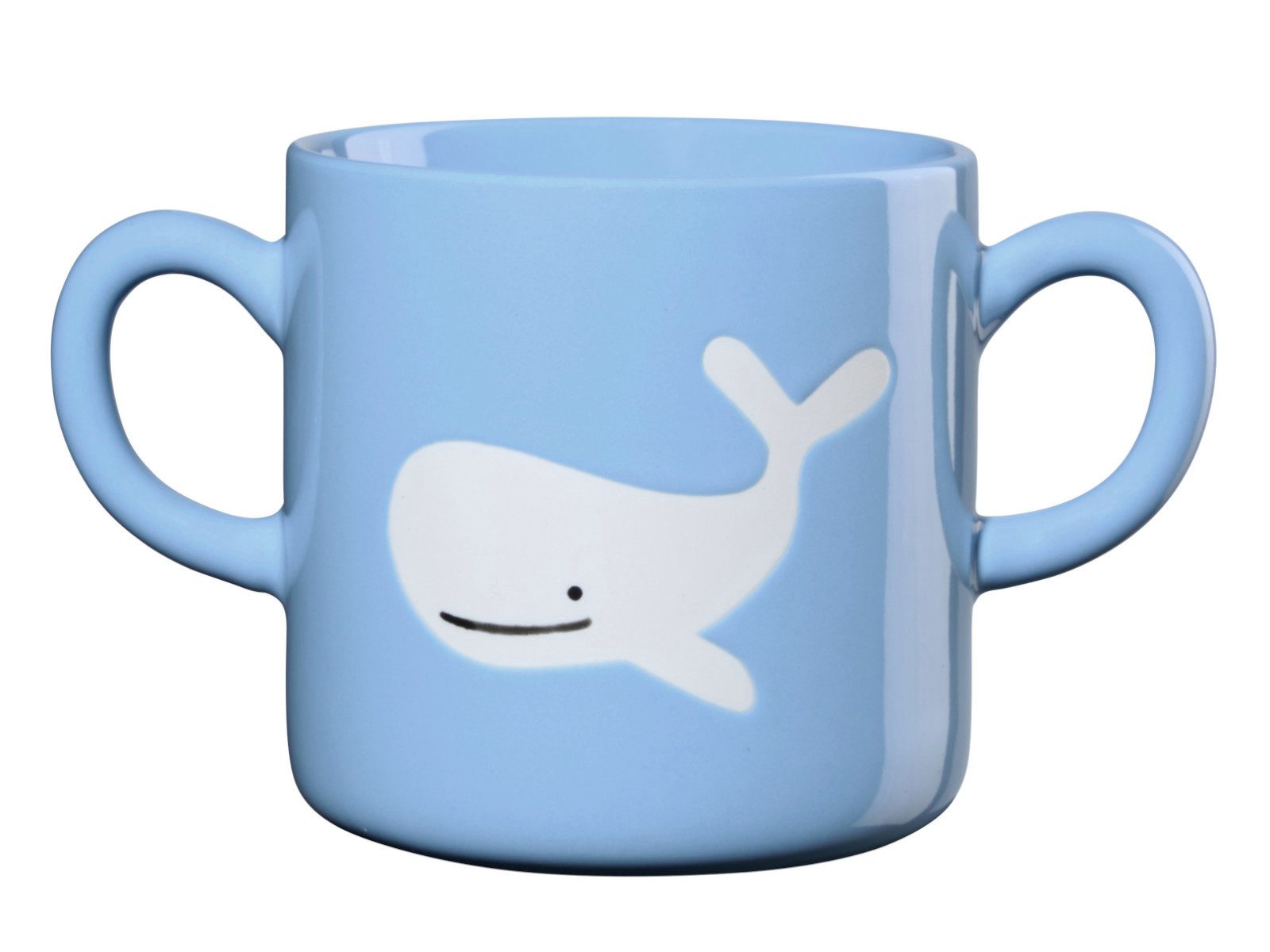 ASA SELECTION Becher Buddies Henkelbecher Wal 0,25l, New Bone China