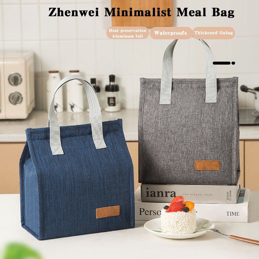 Einfache Blusmart blue Mit Picknicktasche Kapazität, navy Lunchtasche Großer Auslaufsichere