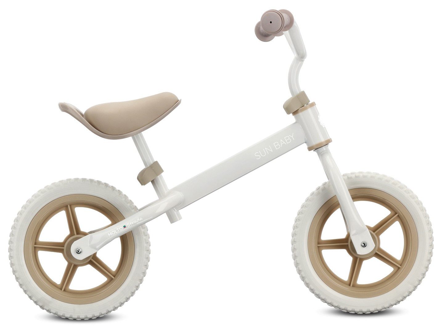 Sun Baby Laufrad SUN BABY Laufrad 12 Zoll leicht Schaumreifen verstellbar - Beige