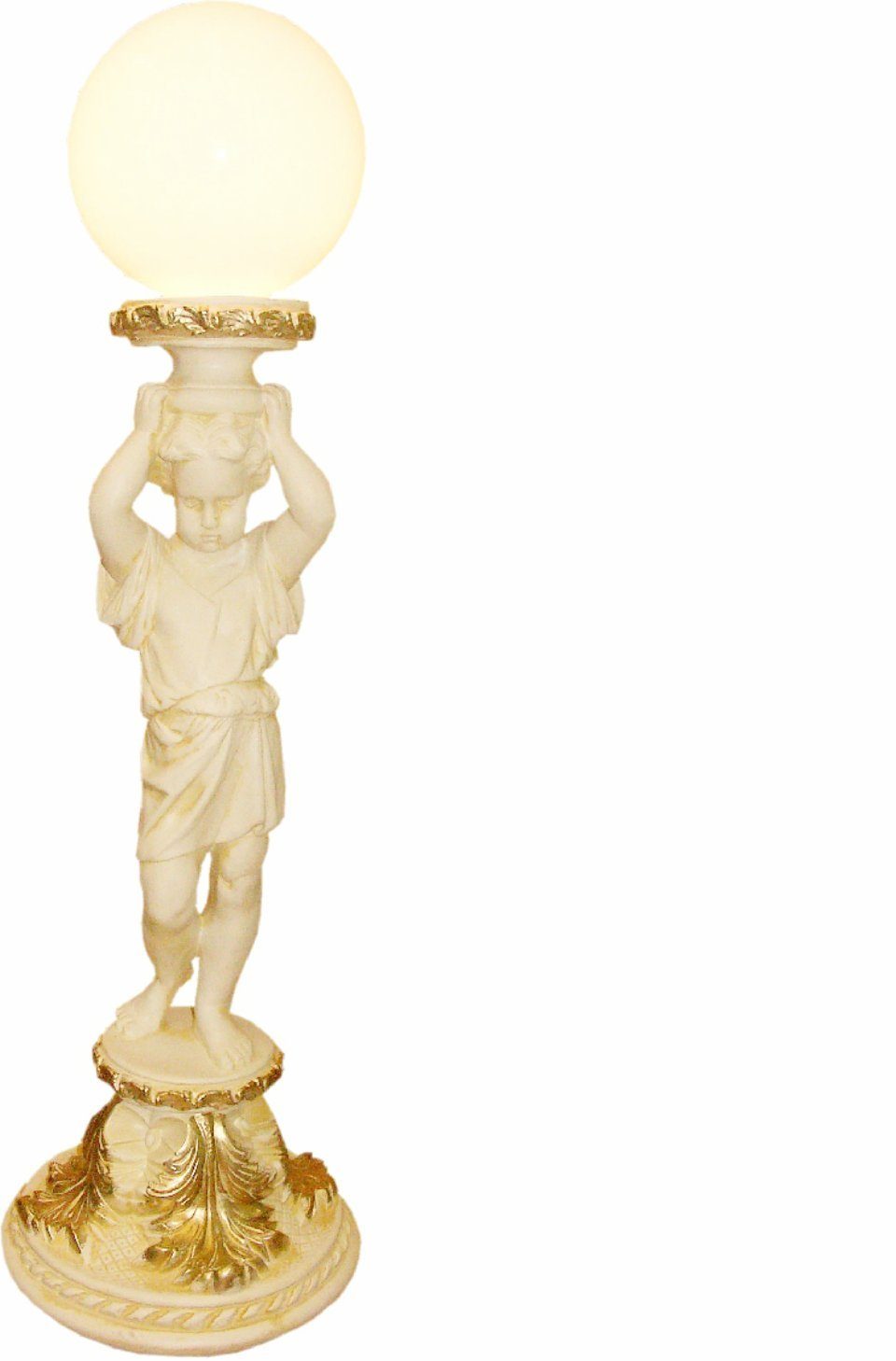 Tischlampe Skulptur Stand Große Lampen JVmoebel 113cm Tisch Leuchte Figur XXL Skulptur