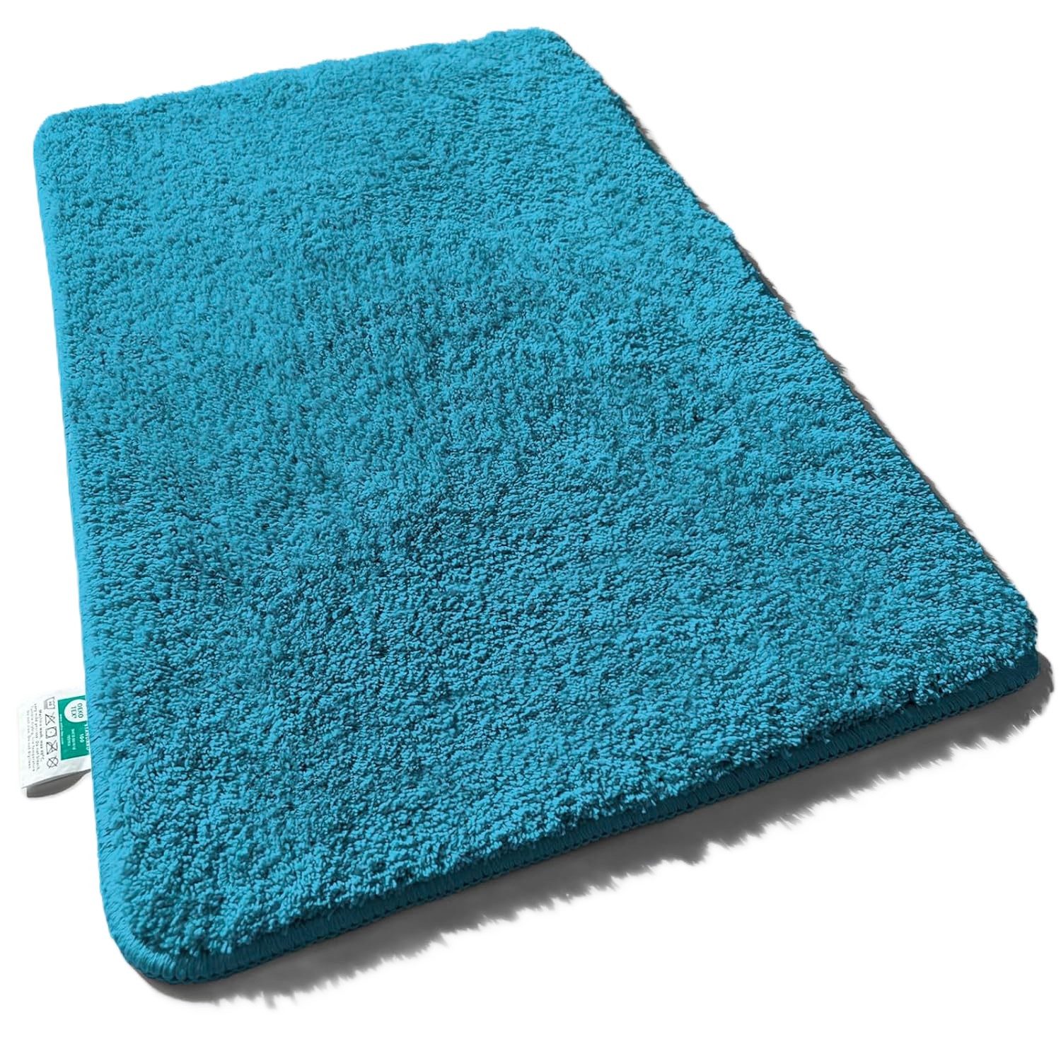 Floordirekt Badematte Sky Extra weich & saugstark, Fußbodenheizung geeignet, Hochflor, Höhe 30 mm, Rutschhemmende Rückseite, Waschmaschinen & Trockner geeignet, Polyester, Rechteckig, ohne Ausfransen dank gekettelten Rändern, Trittschalldämmend