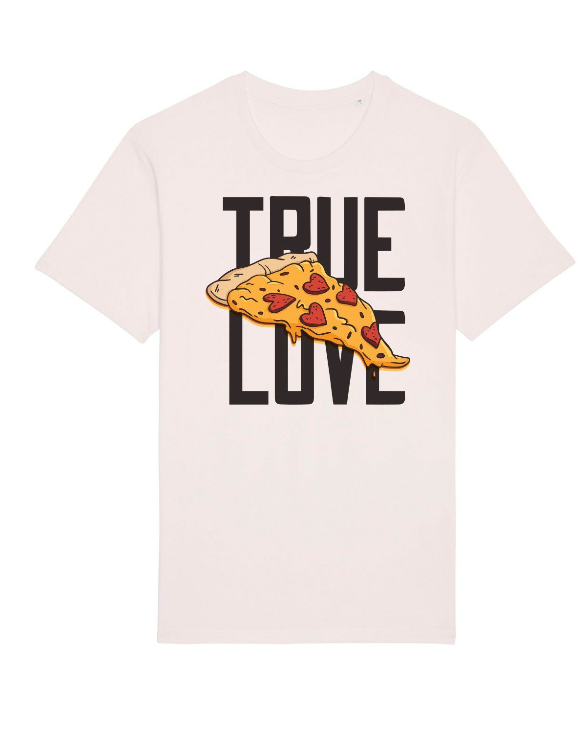 wat? Apparel Print-Shirt True Love (1-tlg) vintage weiß