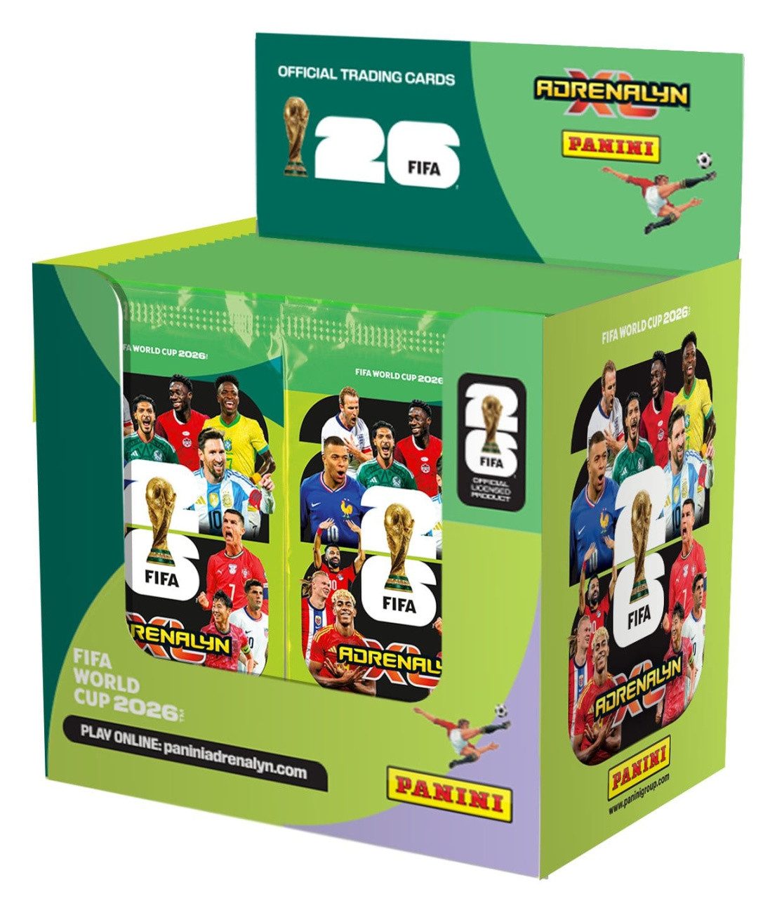 Panini Sammelkarte FIFA World Cup 2026 Trading Cards Flow Pack Box (50)