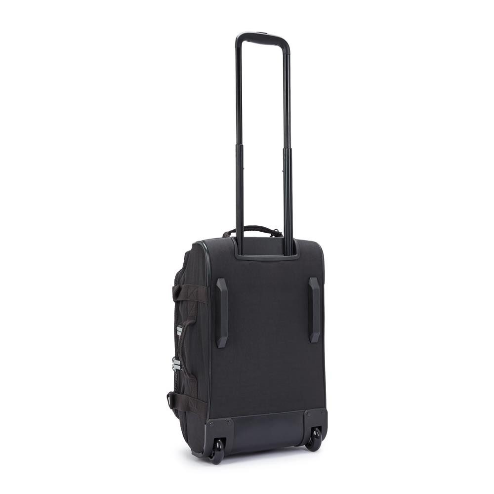 KIPLING Handgepäckkoffer AVIANA S Black Noir Small wheeled luggage, Kleiner Handgepäckkoffer mit Rollen und verstellbaren Gurten, Schwarz