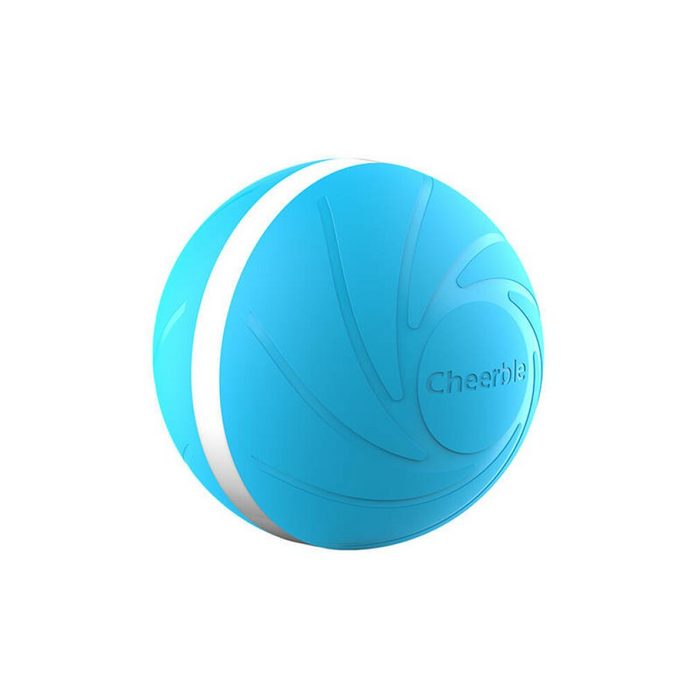 Cheerble Tierball Interaktiver Ball für Hunde und Katzen Cheerble W1 (blau)