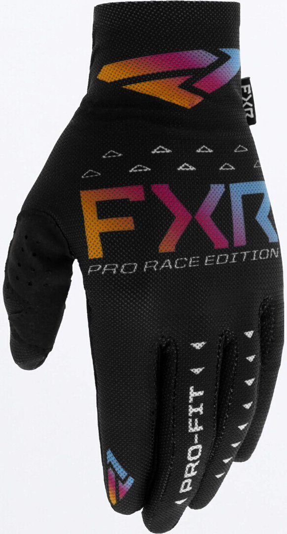 FXR Motorradhandschuhe Pro-Fit Air 2023 Motocross Handschuhe Black/Multicolored