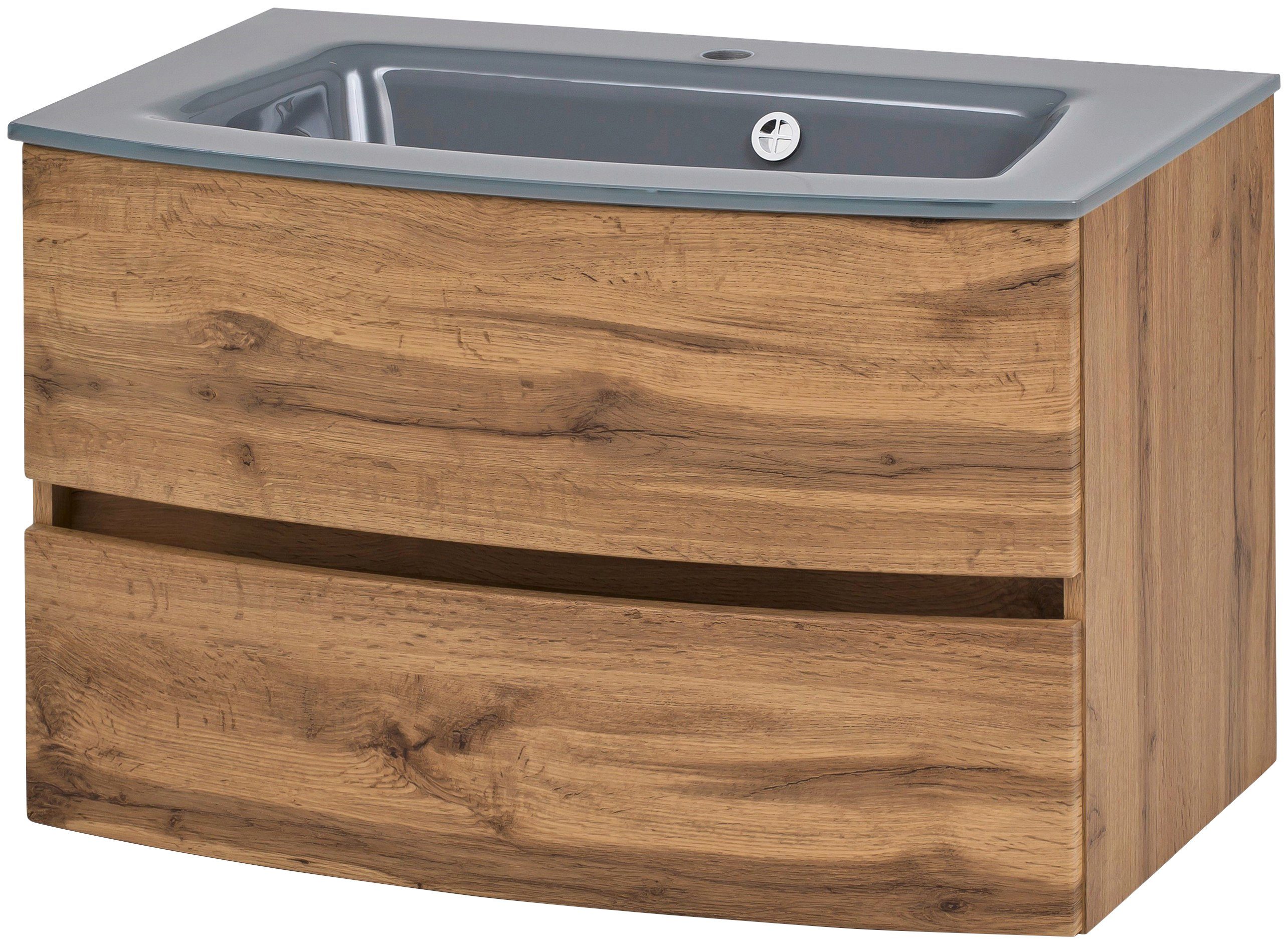 welltime Waschtisch "Kaunas" Breite 80 cm, mit Soft-Close Funktion günstig online kaufen