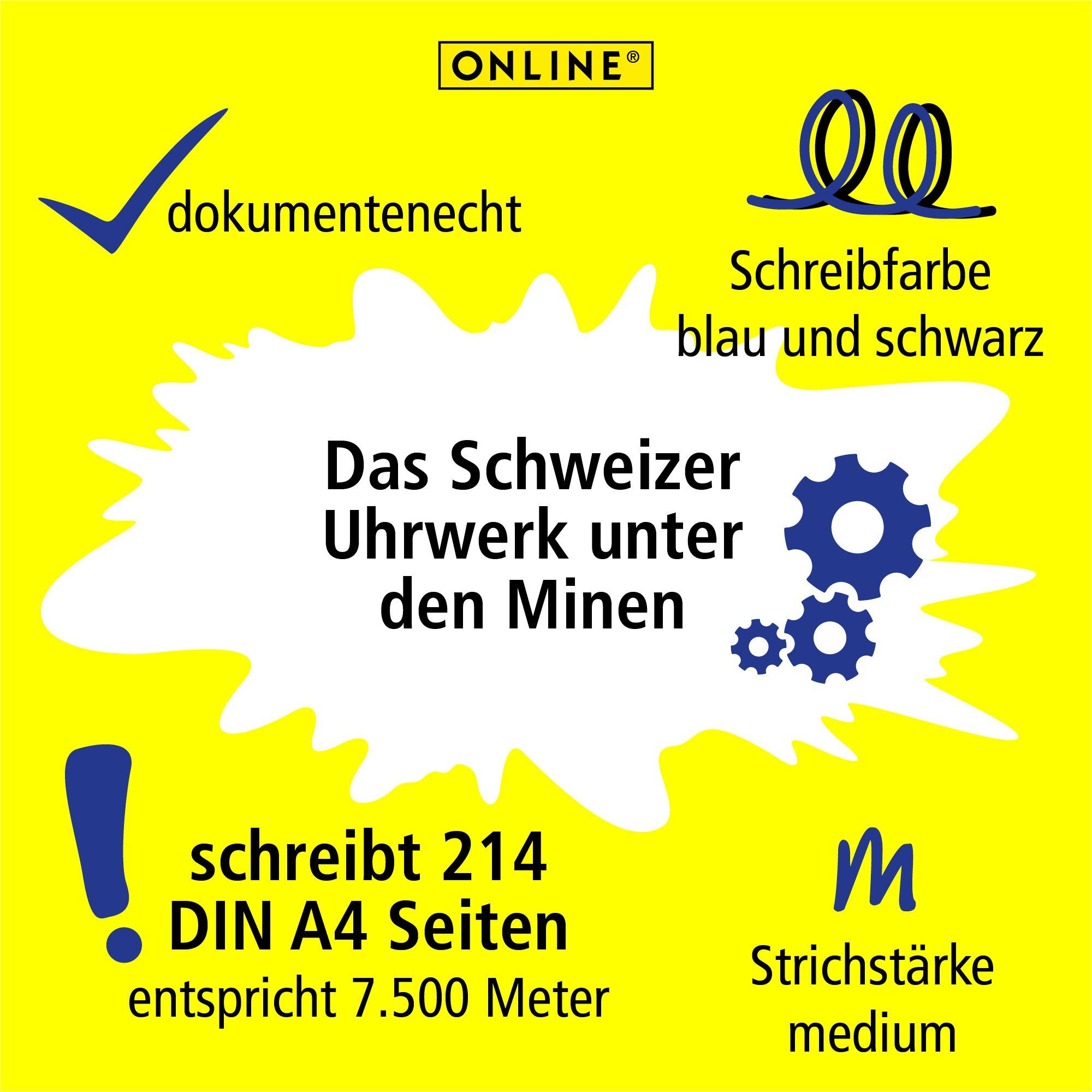 Pen für hergestellt G2-Format, schwarz Kugelschreiber Schweiz blau, Online in Kugelschreiberminen, der Standard-Kugelschreiber,