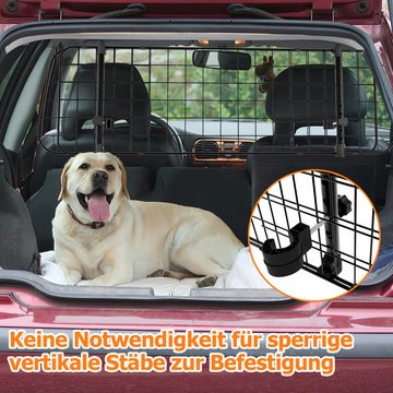 Clanmacy Hundegitter hundegitter auto Hundeschutzgitter 3x stacheldraht verstellbare Breite