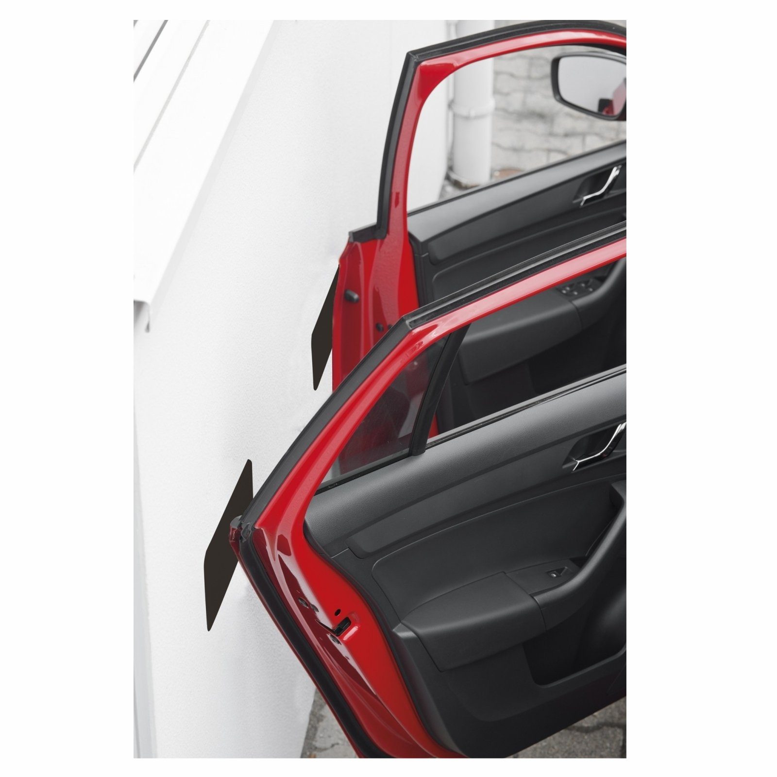 HR-IMOTION Garagen-Wandschutz Garagen Türkantenschutz Wandpolster Garage Schutzpolster 2 x 24 cm