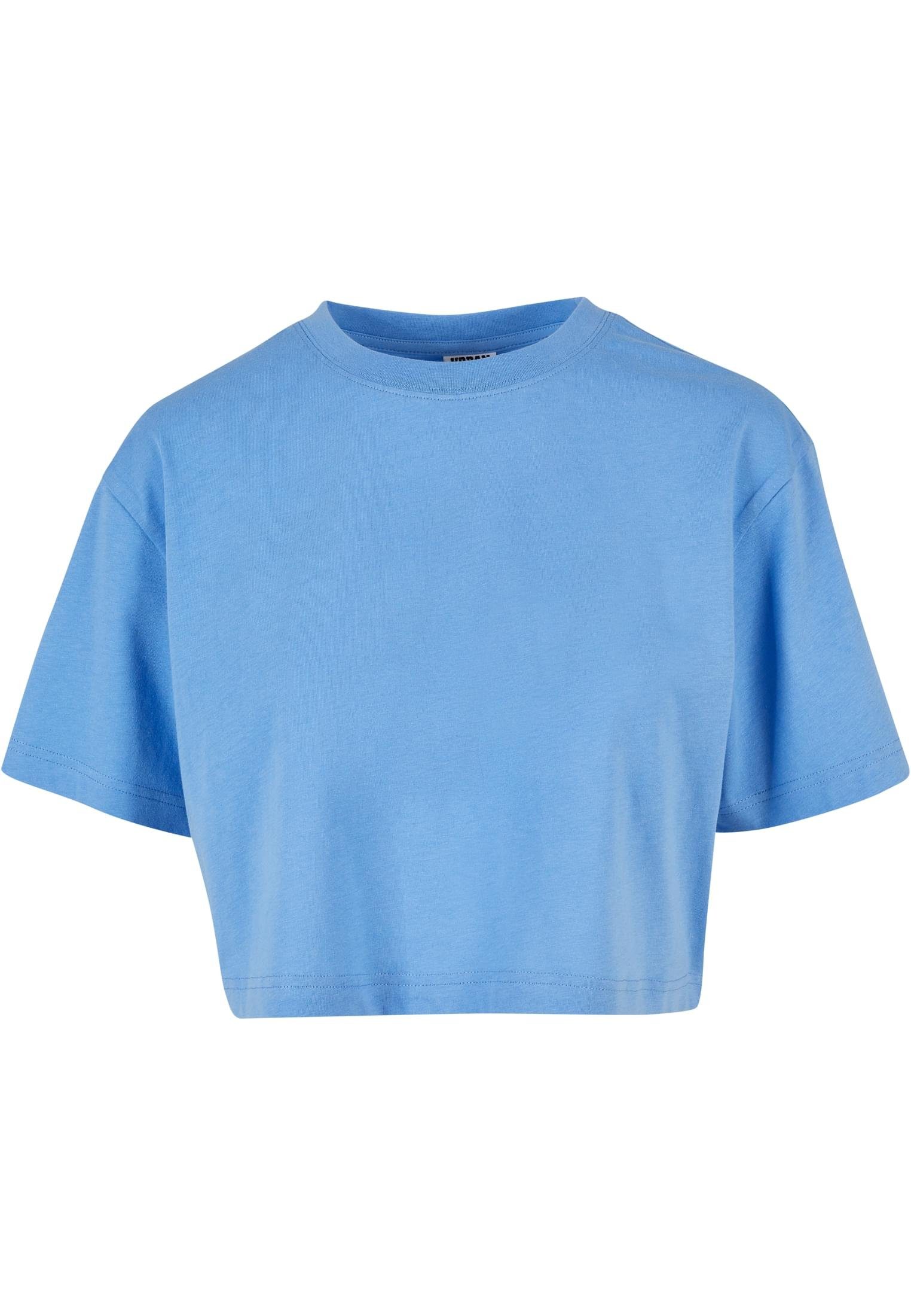 Damen URBAN CLASSICS T-Shirt Ladies (1-tlg) Tee Oversized Short horizonblue