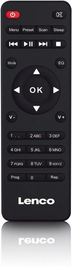 Lenco »MC-250BK Mikroanlage Internetradio DAB+ Bluetooth« Internet-Radio (FM-Tuner, Internetradio, Digitalradio (DAB)