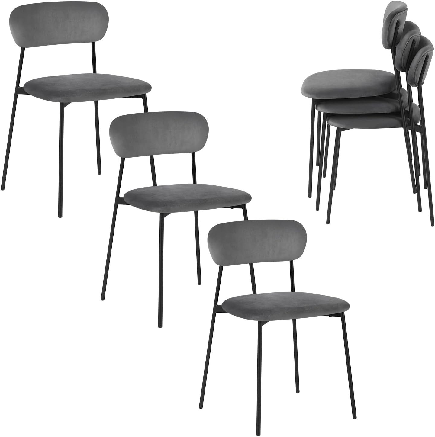 EUGAD Esszimmerstuhl (6 St), 4er Set, günstig online kaufen
