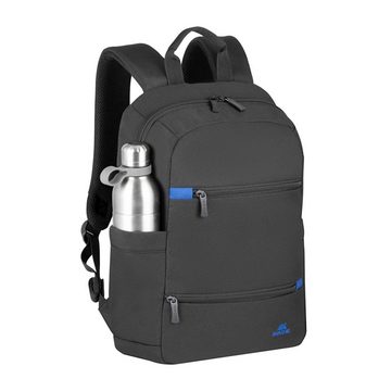 Rivacase Laptoprucksack wasserabweisender kompakter Tagesrucksack 10L, 15L mit Laptopfach, für Business, Reisen, Uni, Schule, Freizeit