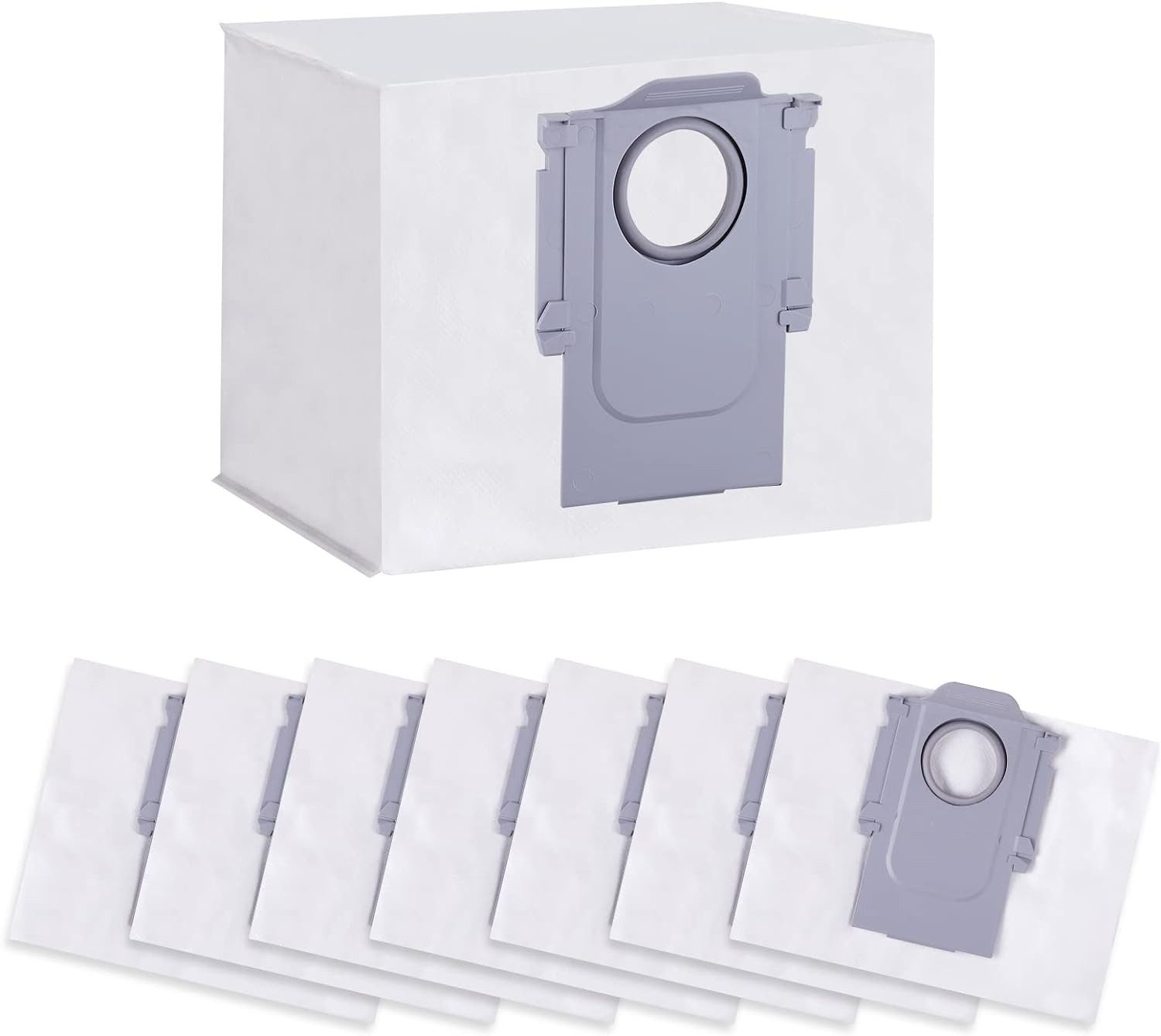 FELIXLEO Staubsaugerbeutel Staubbeutel für Roborock S8 Pro Ultra/ S7 MaxV Ultra/Q8 Max+, 8 St.