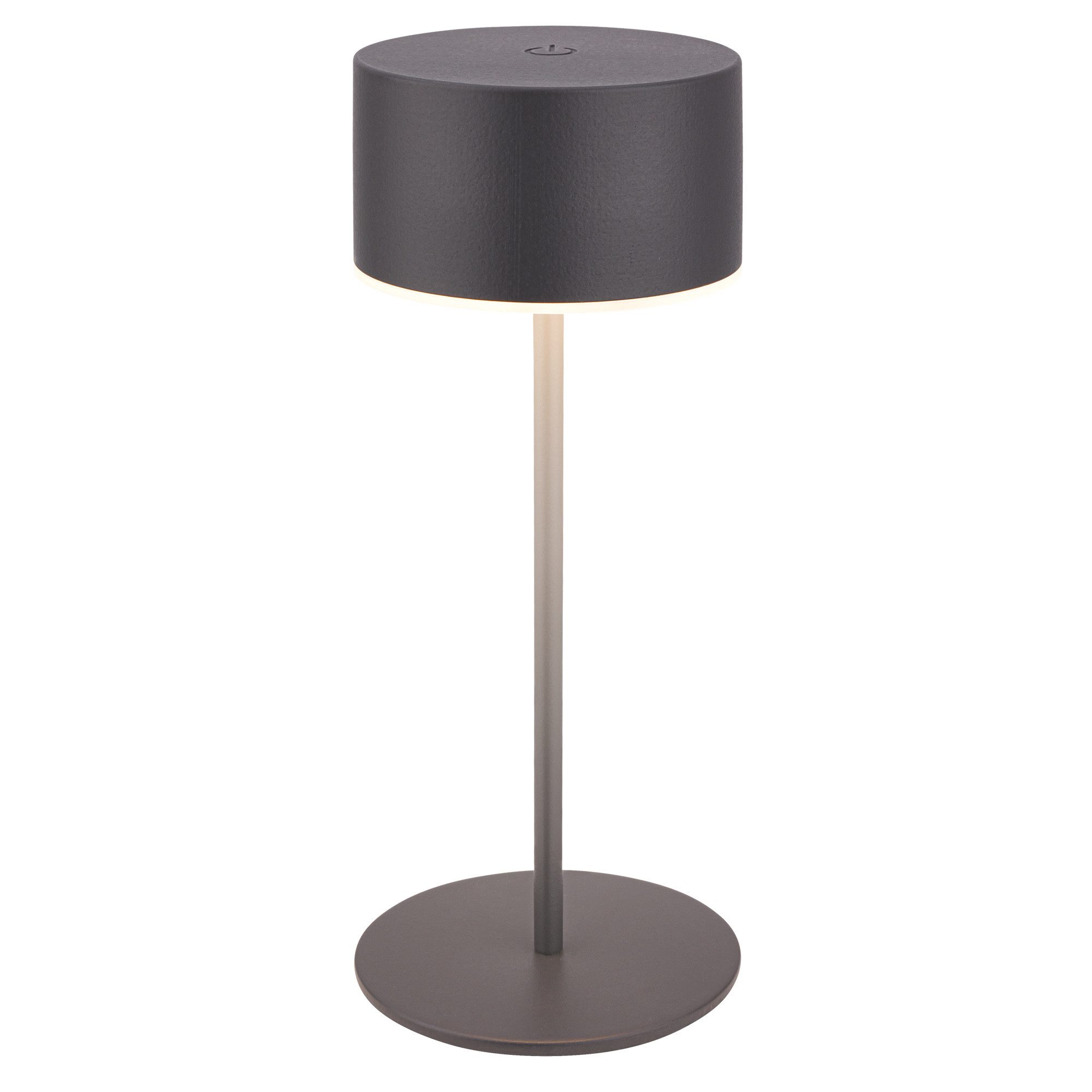 Briloner Leuchten LED Tischleuchte Tischleuchte kabellos Akku dimmbar Touch, LED fest integriert, Warmweiß
