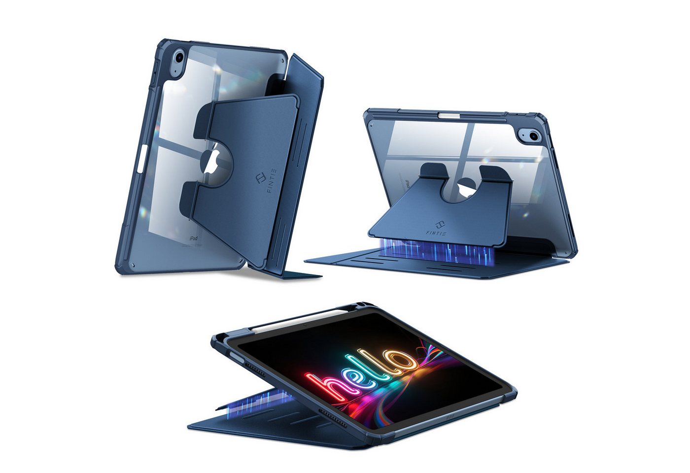 Fintie Tablet-Hülle für iPad (A16) 11. Generation 11 Zoll(2025), iPad 10. Gen 10,9''(2022), Mehrwinkel-Betrachtung, mit Stifthalter, …