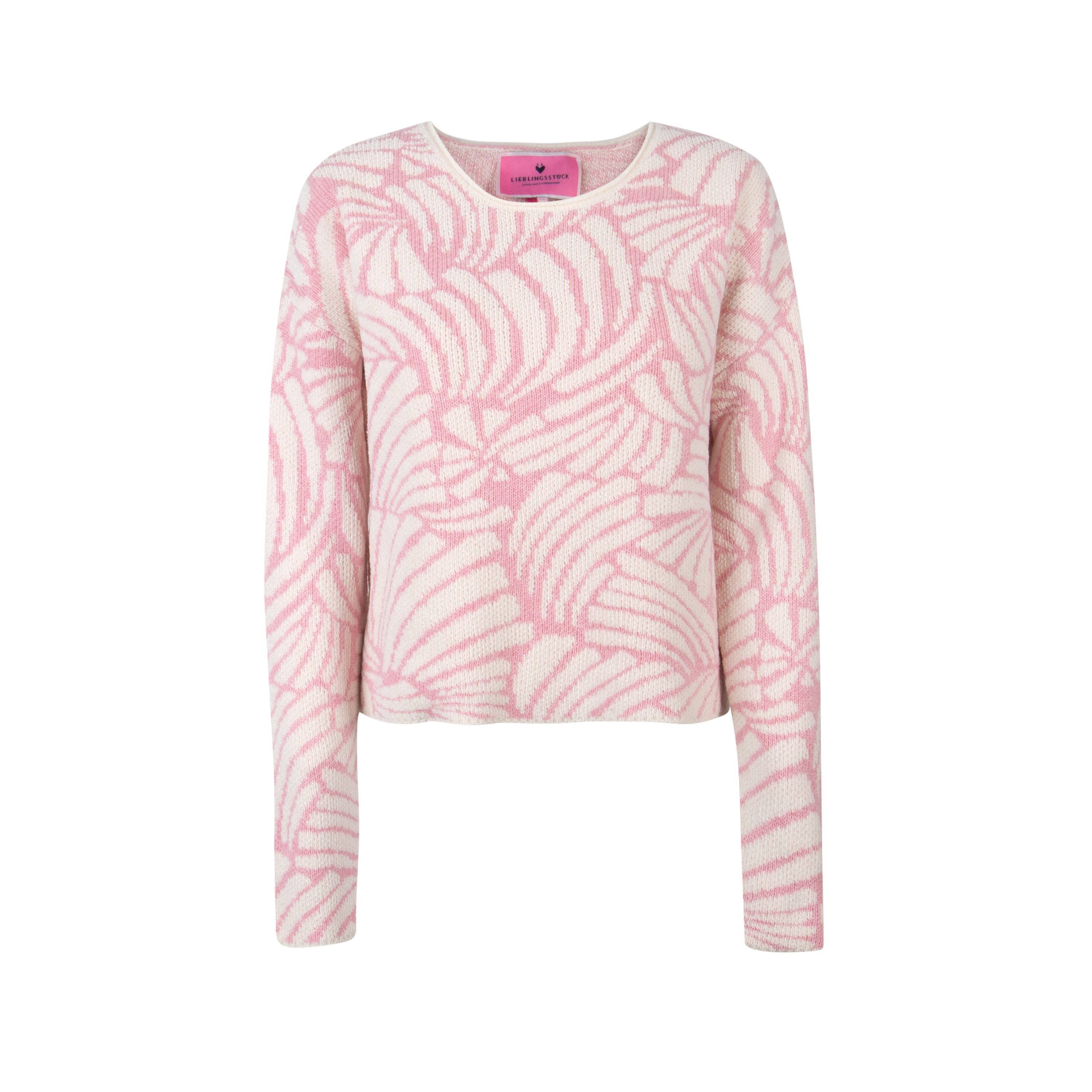 Lieblingsstück Rundhalspullover BobbyL mit allover Print günstig online kaufen