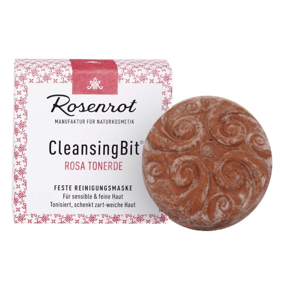 Rosenrot Gesichtsmaske Feste Maske CleansingBit® - rosa Tonerde 65g