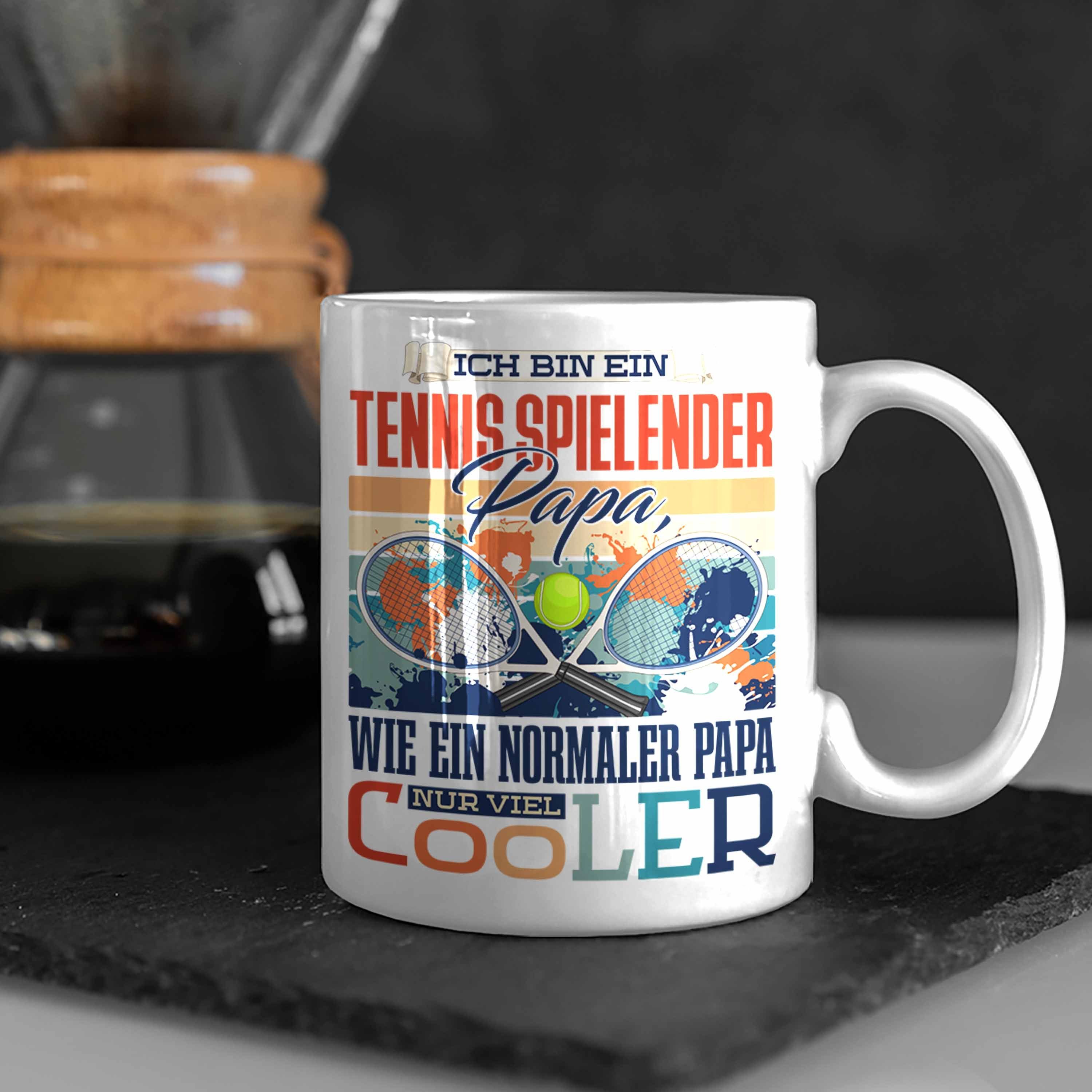 - zum Vaterta Weiss Tennis Tasse Geschenkidee Trendation Tasse Vater Trendation Geschenk Papa