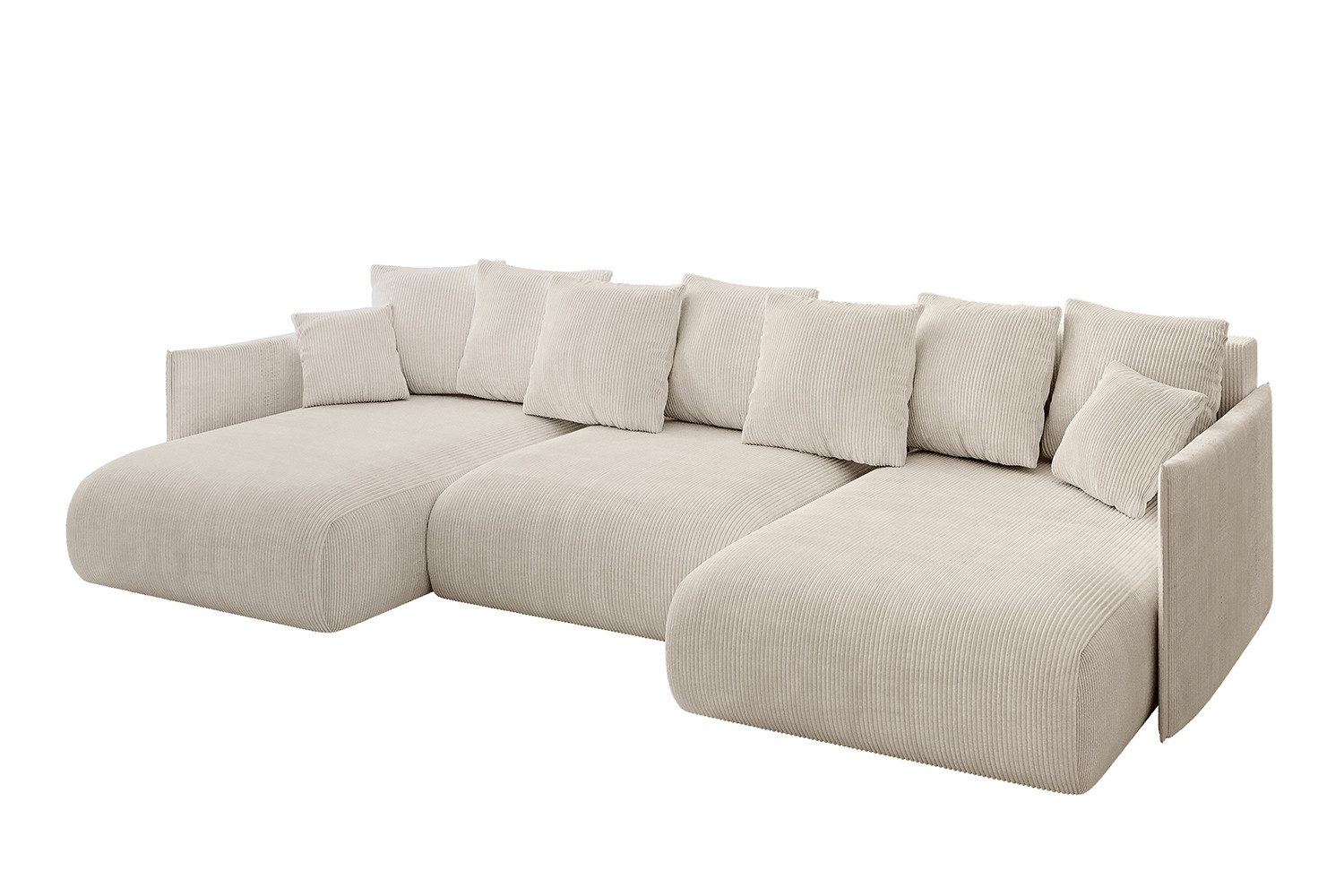 ALTDECOR Wohnlandschaft ONESK-U, Couch mit Schlaffunktion, Wohnzimmer - Ecksofa, Corner Sofa Bett Eckcouch Couch U-Form Schlafcouch Ausziehbar