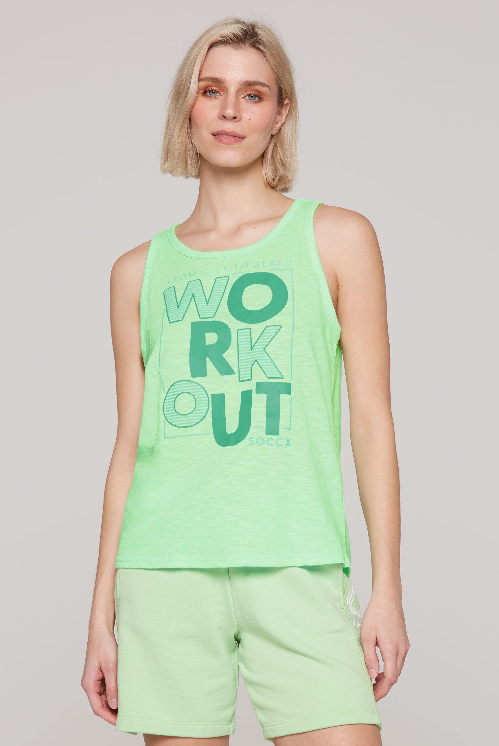 SOCCX Tanktop, mit Baumwolle günstig online kaufen