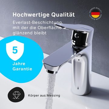 AM.PM Waschtischarmatur Waschbeckenarmatur Hit Wasserhahn Bad Mischbatterie Waschbecken (Mischbatterie) Waschtisch Mischbatterie Badezimmer Badarmatur