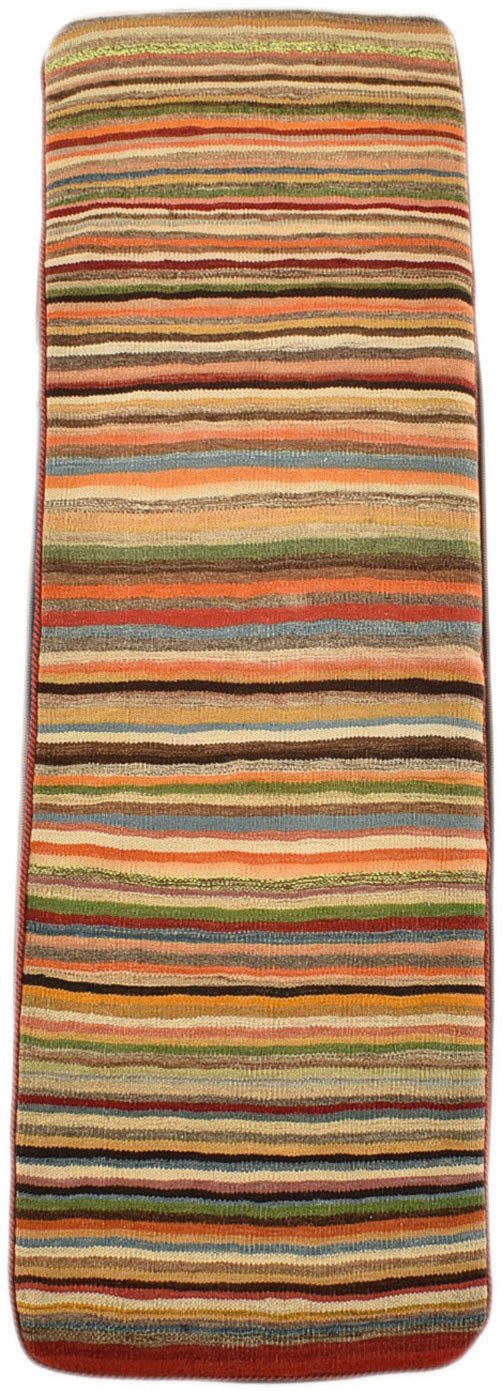 KUHFELL online & NOMAD Bankauflage Kelim Bankauflage Bankkissen 150 x 45 x 4 cm, Handgewebt