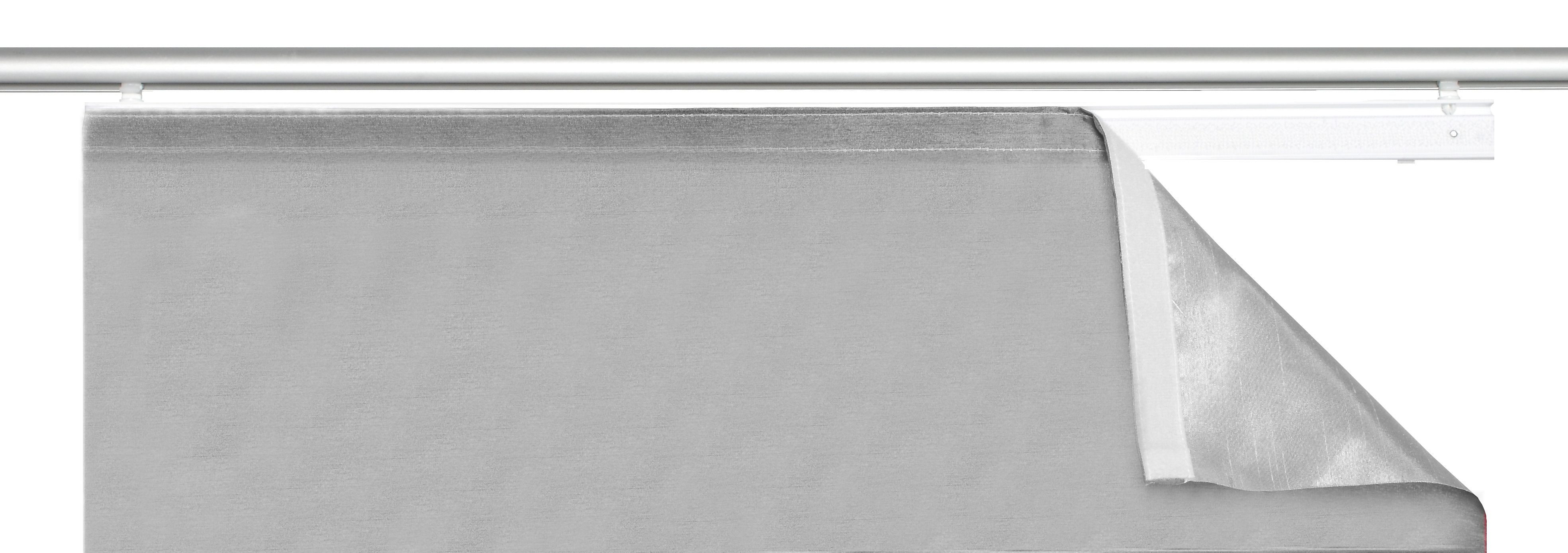 HOME WOHNIDEEN Schiebegardine RUSKIN (4 St), Klettband, blickdicht, HxB: 245x60, inkl. Befestigungszubehör