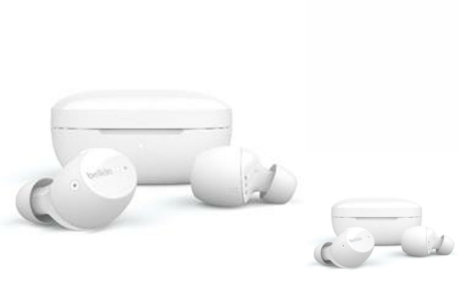 AUC003BTWH Belkin Kopfhörer weiß Bluetooth Mikrofon Kopfhörer mit Belkin