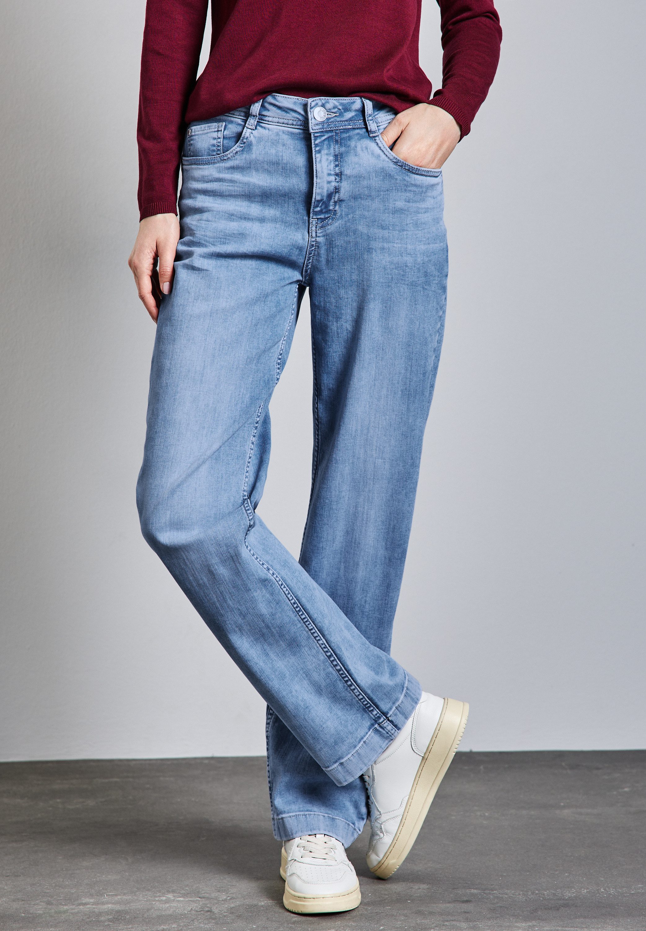 STREET ONE Comfort-fit-Jeans, aus Baumwolle mit Stretchanteil günstig online kaufen