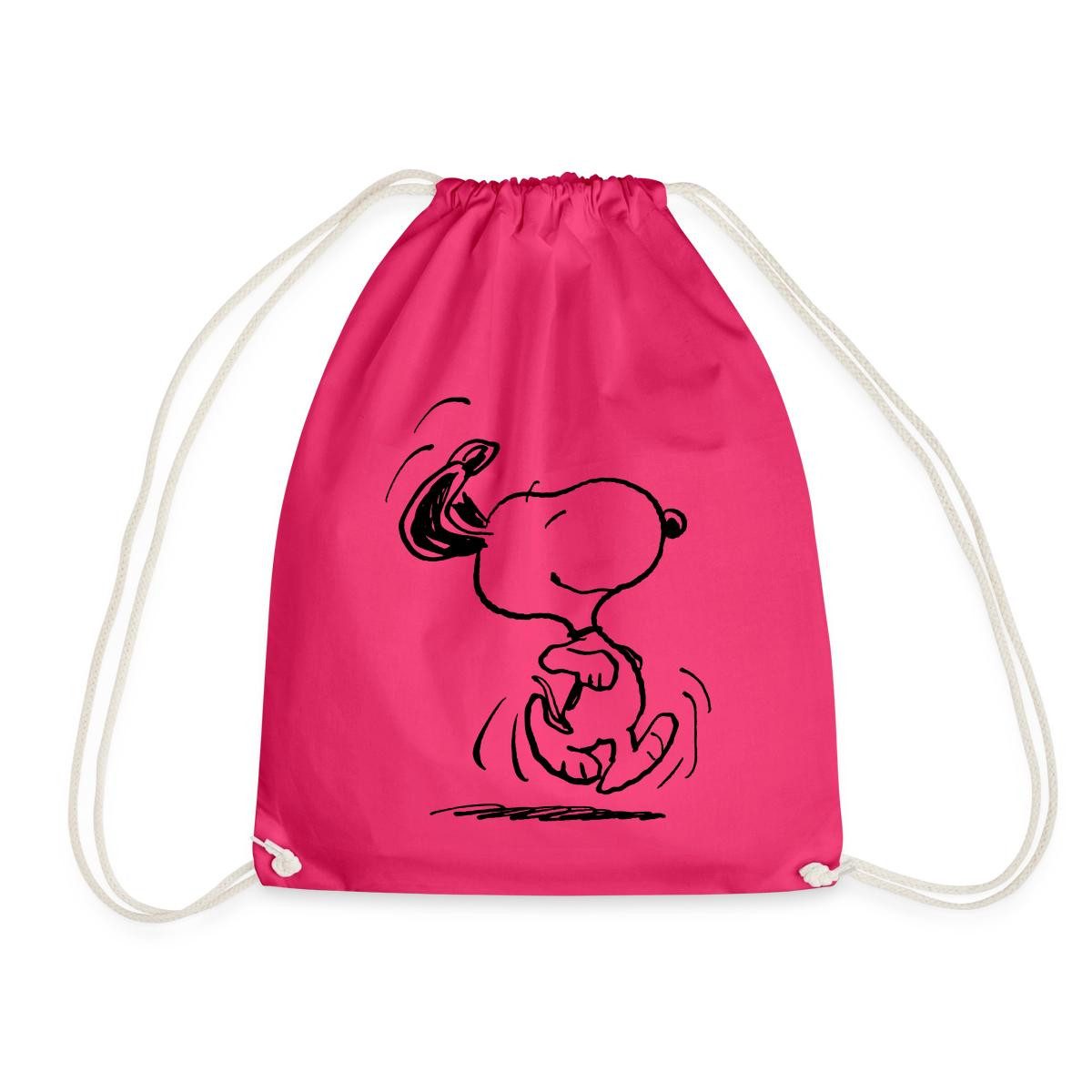 Spreadshirt Turnbeutel Peanuts Snoopy Happy Turnbeutel (1-tlg)