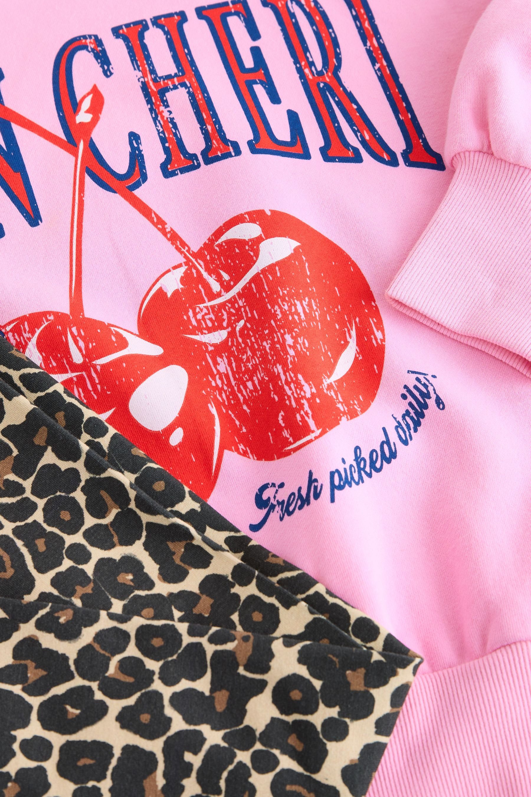 Next Top & Leggings Leggings und Sweatshirt im Set (2-tlg)