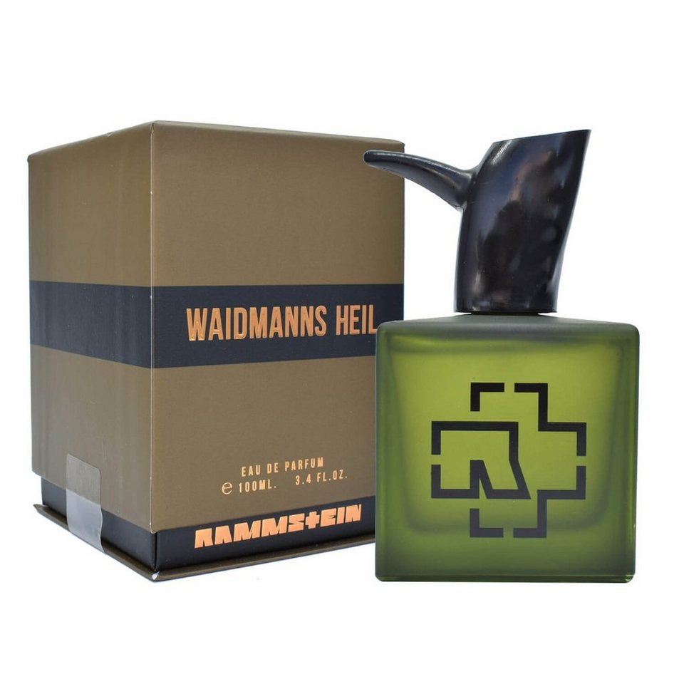 Rammstein Eau de Parfum Waidmanns Heil 100 ml, Rammstein Waidmanns Heil Eau  de Parfum 100 ml XL Herren Parfüm Duft EDP Spray