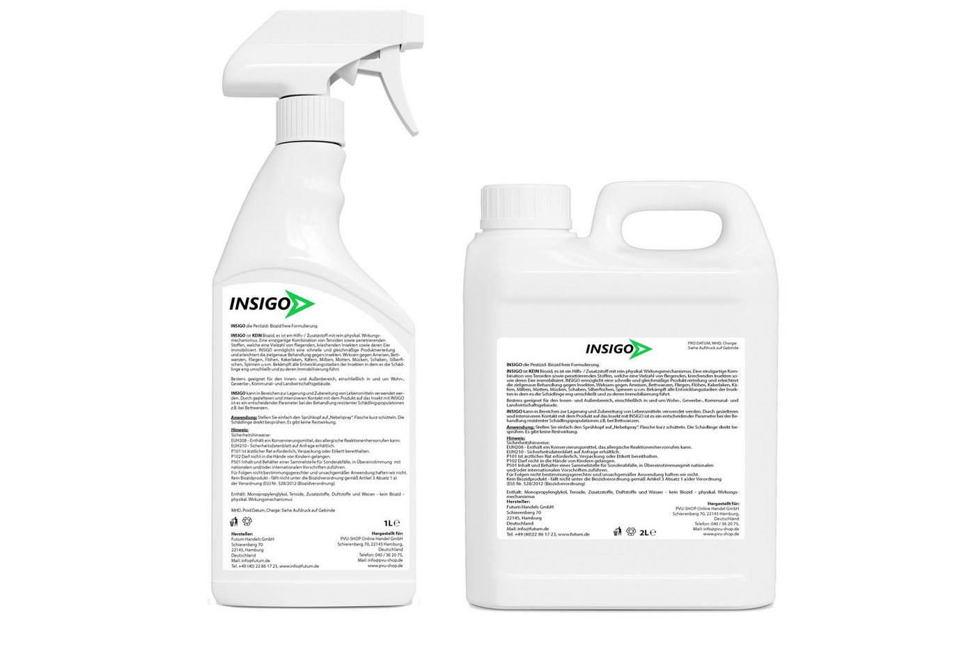 Thumbnail - INSIGO Insektenspray Anti Milben-Spray Milben-Mittel Ungezieferspray, 3 l, biozidfreie Formel, auf Wasserbasis, geruchsa...