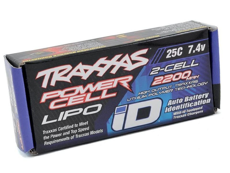 Traxxas Traxxas ID LiPo Akku 2200mAh 7,4V 2-Zellen 25C (Stecker) 2820X Akku