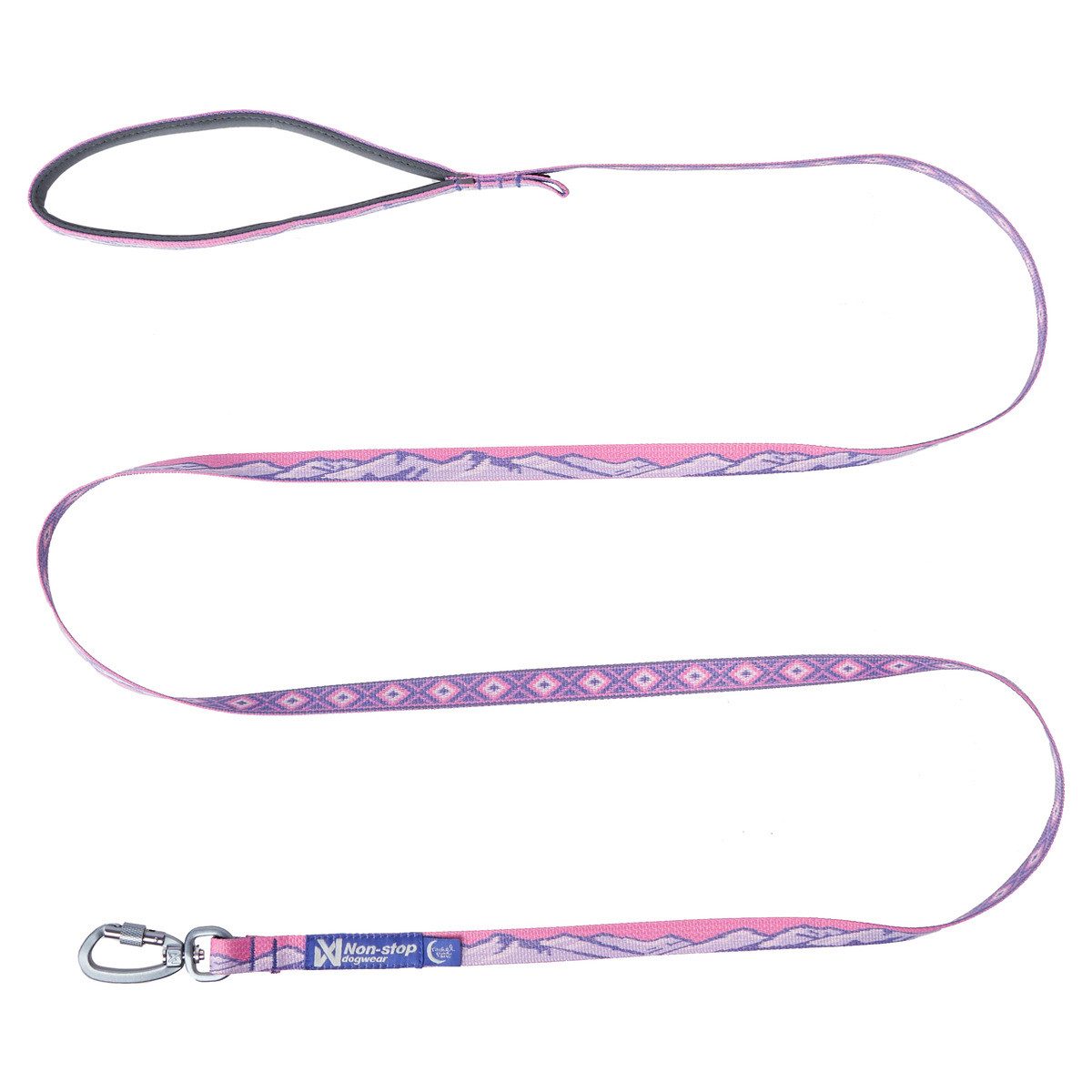 Non-stop dogwear Hundeleine Hundeleine Trail Quest Leash Rachel Pohl Edition purple/pink