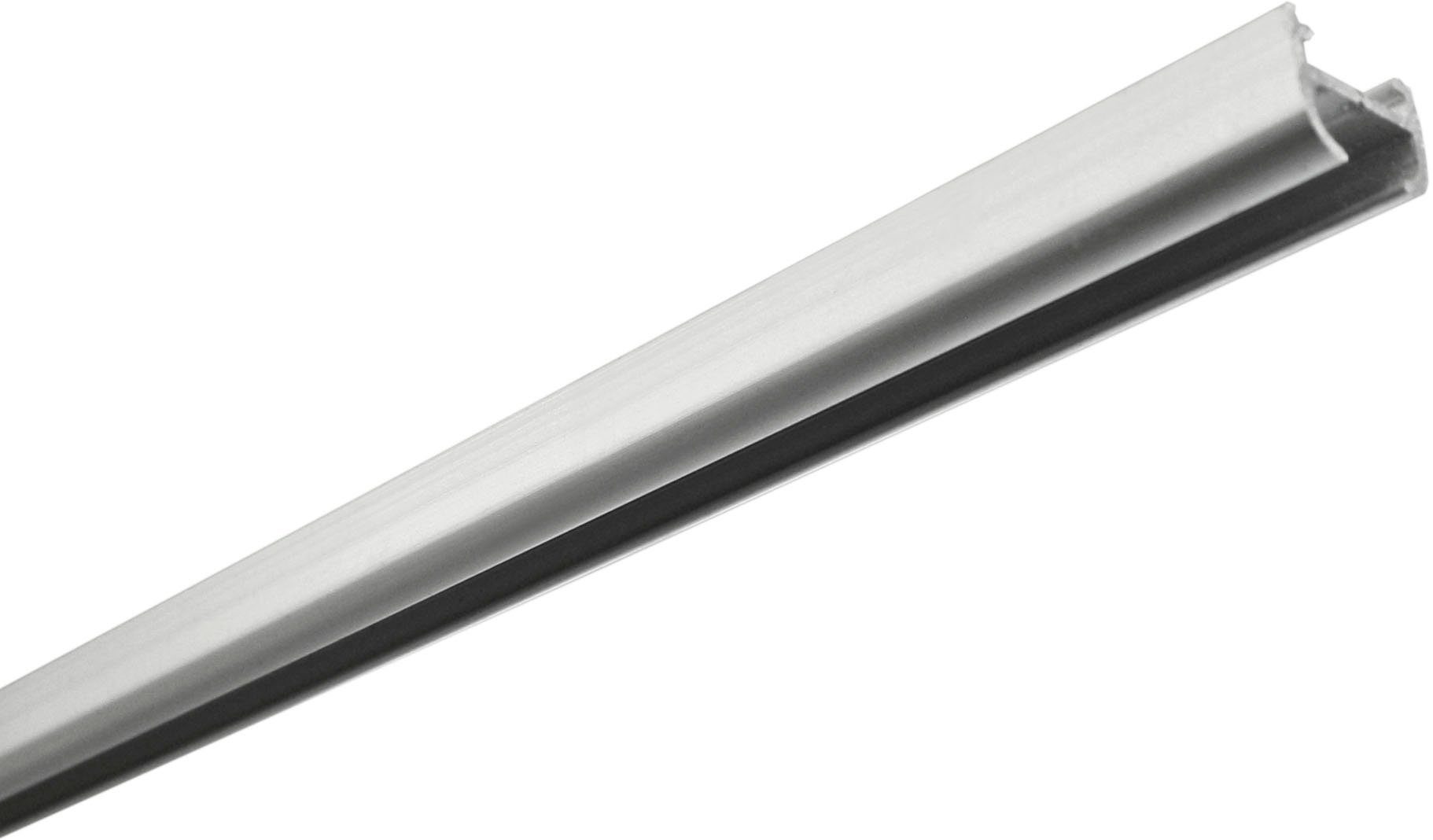 GARDINIA Gardinenschiene Aluminiumschiene, Ø 13 mm, 1-läufig, kürzbar, mit Bohren, Aluminium, 1-läufig – Bild 2 von 5