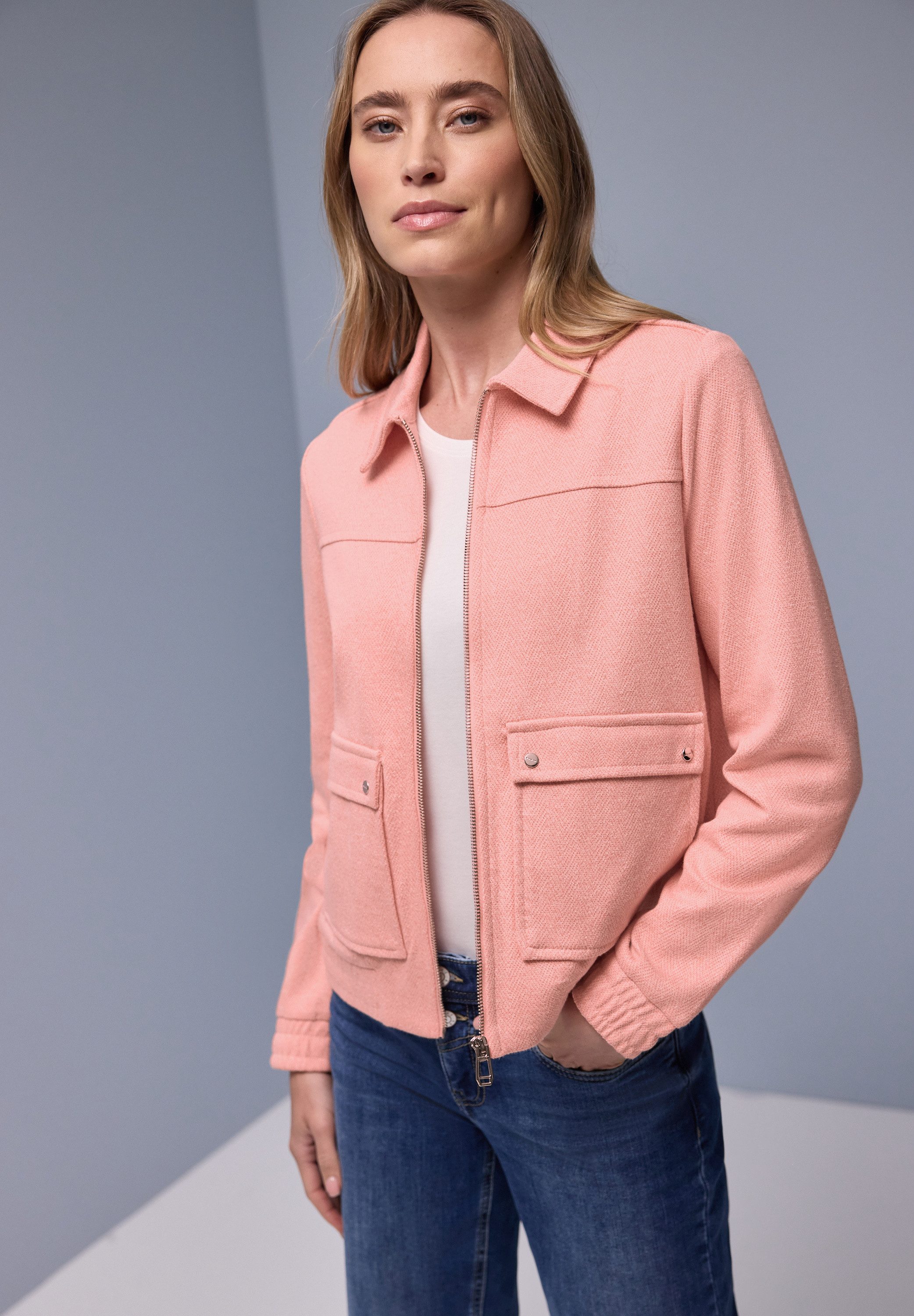 STREET ONE Blouson im soften Baumwoll-Mix