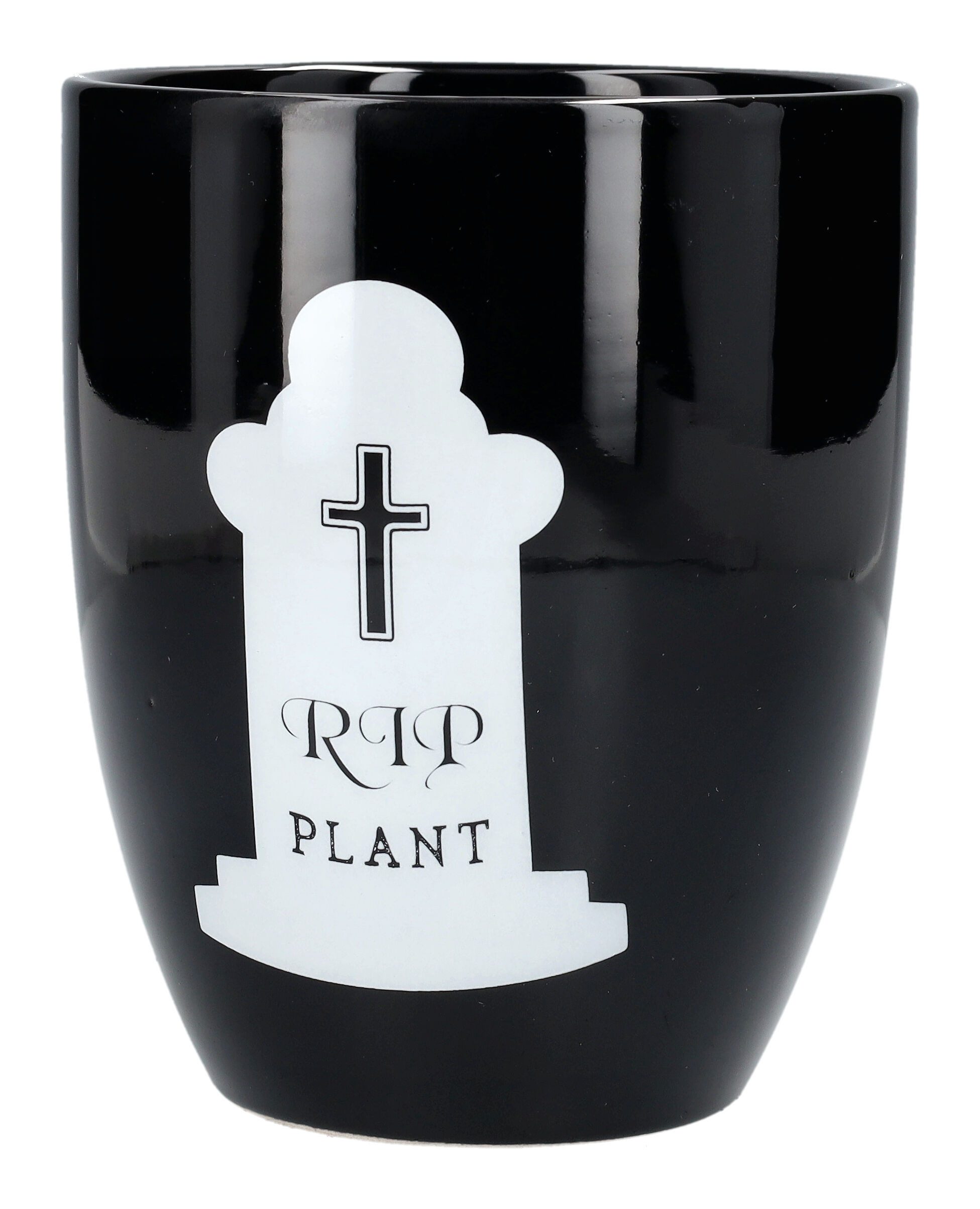 Figuren Shop GmbH Blumentopf Blumentopf Gothic - RIP Plant - Gothic Pflanzentopf Dekoration Deko