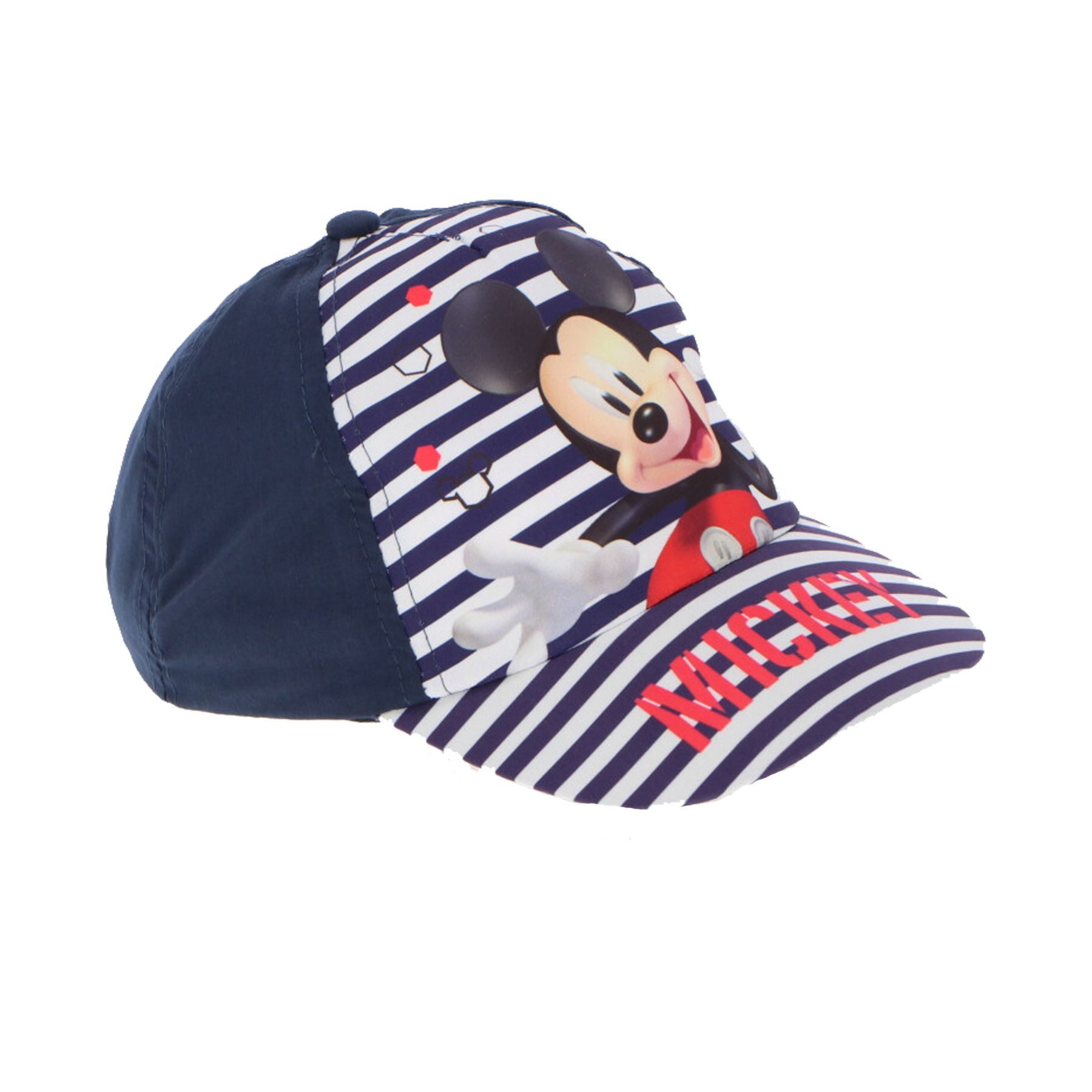 Disney Mickey Mouse Baseball Cap Klassische Disney Kappe aus 100% Baumwolle, Verstellbar