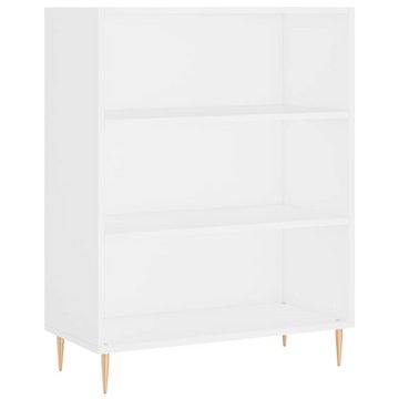 furnicato Sideboard Highboard Weiß 69,5x32,5x180 cm Holzwerkstoff