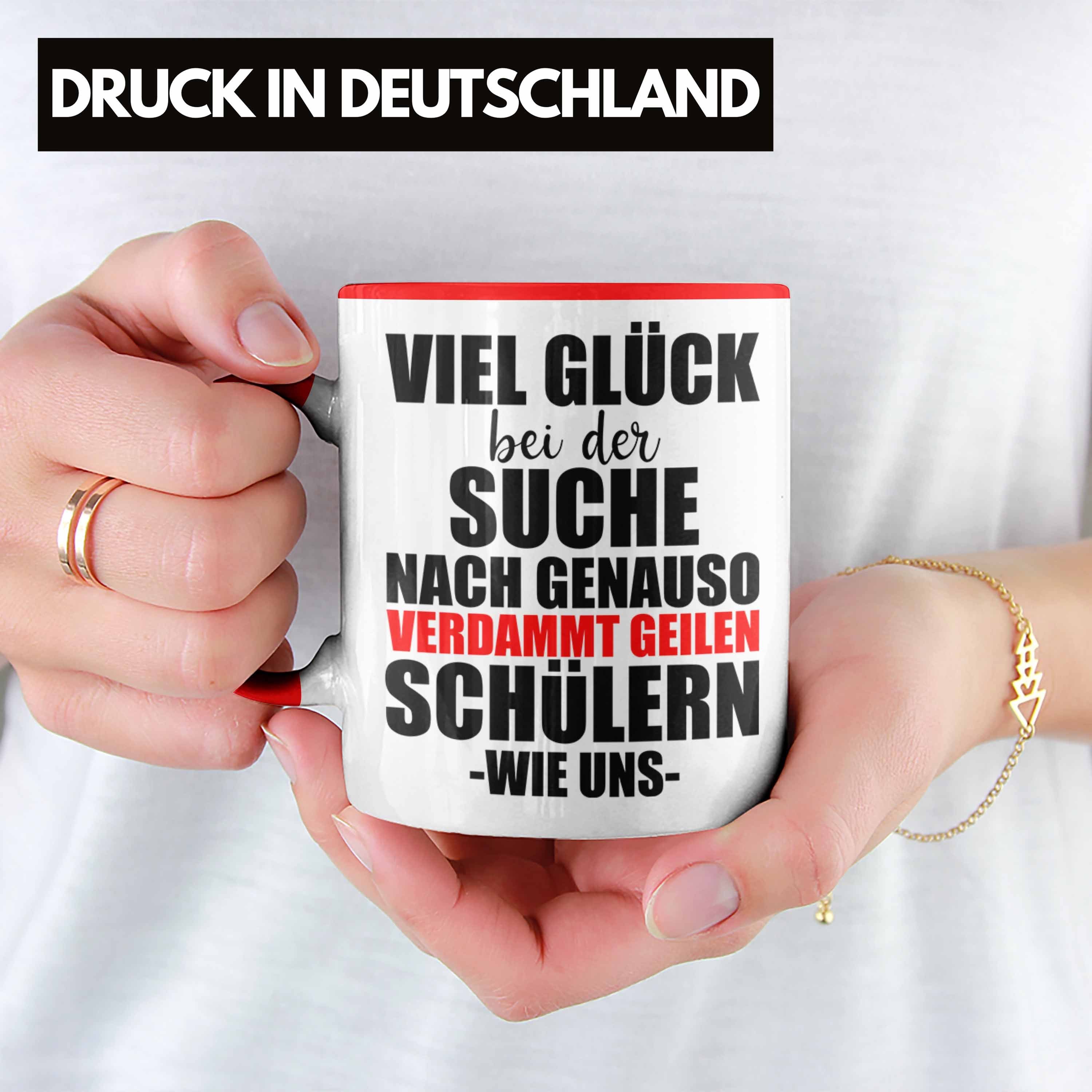 Trendation Tasse Trendation - Lehrerin Lehrer Abschiedsgeschenk Tasse Abschied von Schü