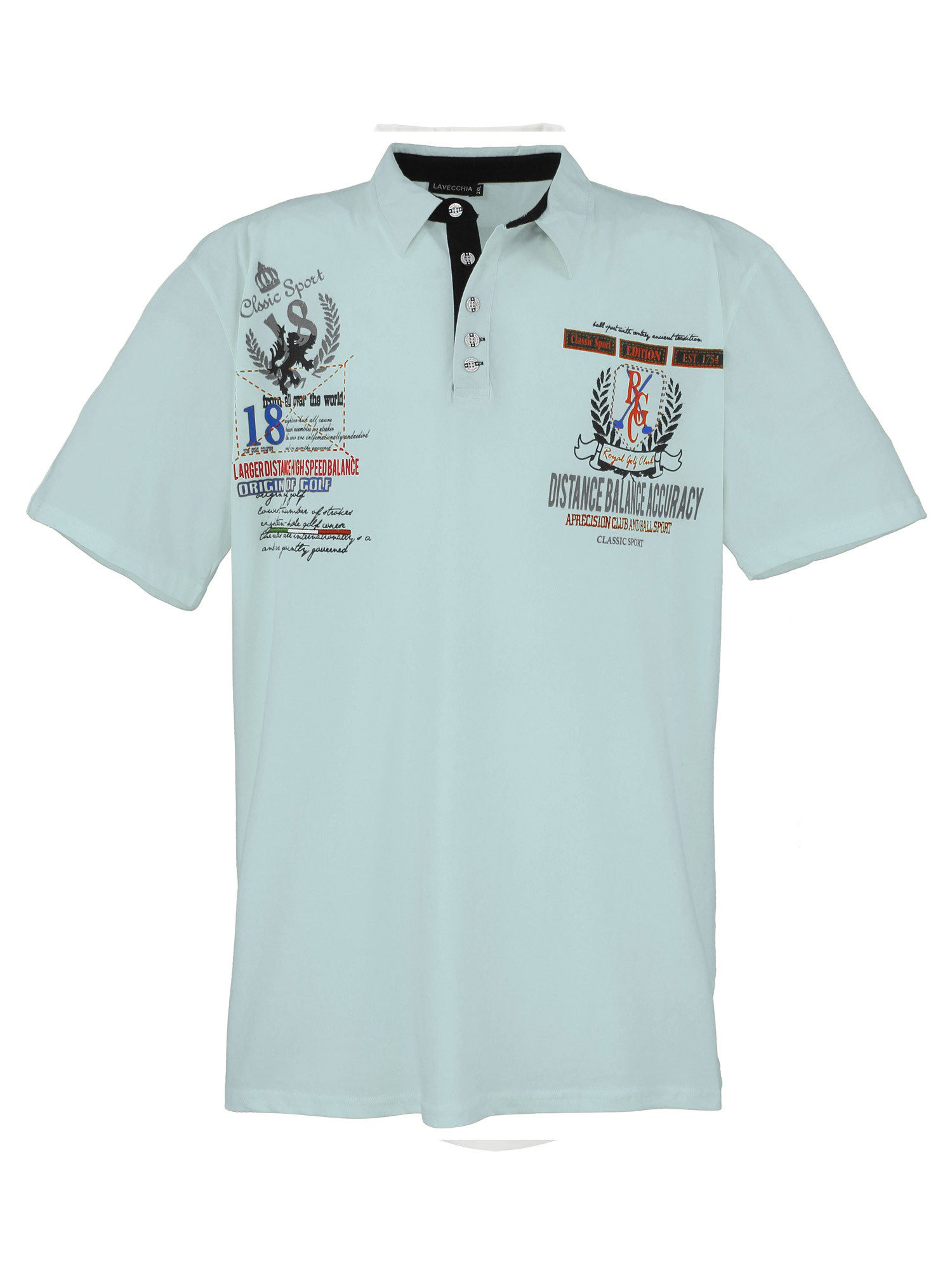 Lavecchia Poloshirt Lavecchia Herren Poloshirt LV-2038 (Mint, 3XL) Herren P günstig online kaufen
